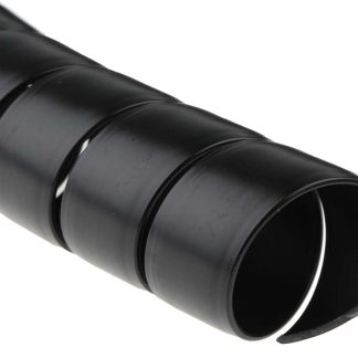 Avvolgicavo a spirale HellermannTyton, Nero, in PP, Ø cavo 30mm - 34mm, Ø interno 30mm, Ø fascio 34mm max