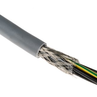 Cavo industriale multipolare schermato a 7 cond. 1 mm², 17 AWG, 300/500 V, Ø8.6mm, L. 50m