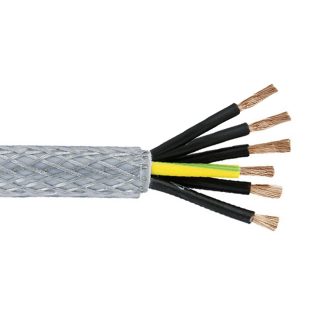 Cavo industriale multipolare schermato a 8 cond. 1 mm², 17 AWG, 300/500 V, Ø12.5mm, L. 50m