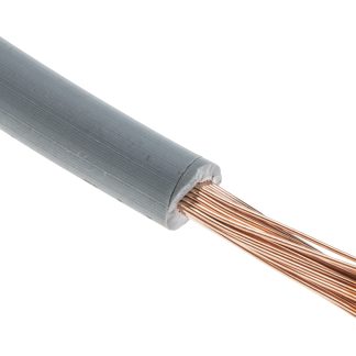 Cavo di collegamento apparecchiature H05Z-K RS PRO, 0,75 mm², 18 AWG, 500 V, 100m, Grigio