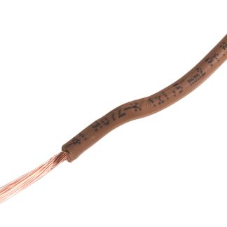 Cavo di collegamento apparecchiature H07Z-K RS PRO, 1,5 mm², 15 AWG, 750 V, 100m, Marrone