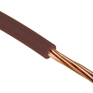 Cavo di collegamento apparecchiature H07Z-K RS PRO, 2,5 mm², 13 AWG, 750 V, 100m, Marrone