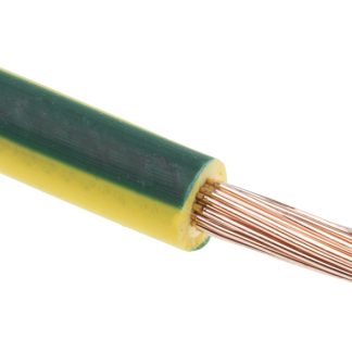 Cavo di collegamento apparecchiature H07Z-K RS PRO, 2,5 mm², 13 AWG, 750 V, 100m, Verde-Giallo