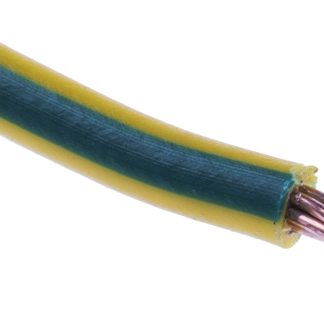 Cavo di collegamento apparecchiature H07V-R RS PRO, 2,5 mm², 14 AWG, 750 V, 100m, Verde-Giallo