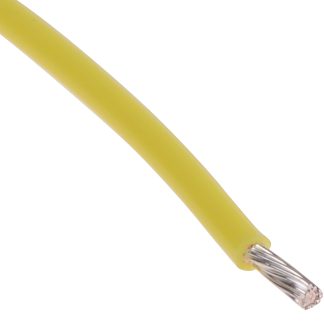 Cavo di collegamento apparecchiature RS PRO, 0,6 mm², 20 AWG, 600 V, 100m, Giallo, BS3G210