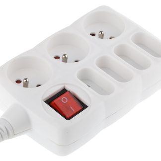 Strisce di alimentazione RS PRO 1.5m, 7 prese Tipo C - Europa, Tipo F - Schuko tedesca, 250 V, 6A