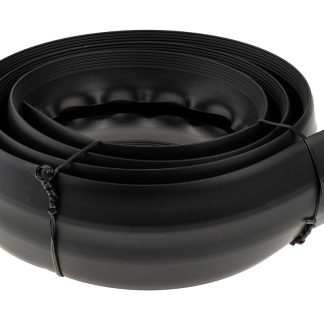 Canalina passacavi RS PRO, colore Nero 19 x 10.9mm, Ø interno 19mm, lunghezza 1.83m, larghezza 66 mm PVC