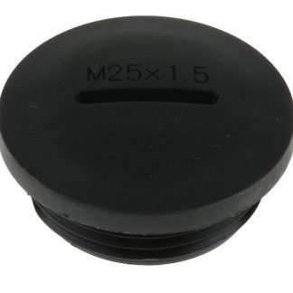 Tappo pressacavo RS PRO in Nylon 66, Nero, filetto M25, Ø 29.7mm, Ø foro 24.7mm