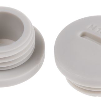 Tappo pressacavo RS PRO in Nylon 66, Grigio, filetto M16, Ø 20mm, Ø foro 15.7mm