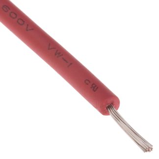 Cavo di collegamento apparecchiature RS PRO, 0,33 mm², 22 AWG, 600 V, 100m, Rosso, UL3321