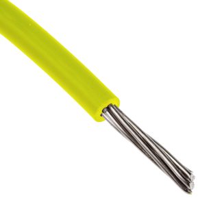 Cavo di collegamento apparecchiature RS PRO, 0,2 mm², 24 AWG, 600 V, 100m, Giallo, UL11028