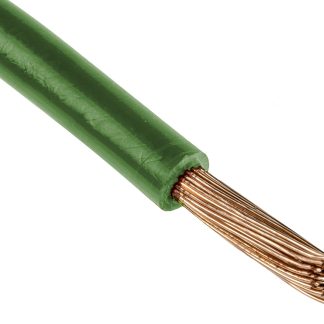 Cavo di collegamento apparecchiature RS PRO, 0,33 mm², 22 AWG, 300 V, 100m, Verde, UL3266