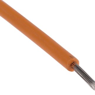 Cavo di collegamento apparecchiature RS PRO, 0,33 mm², 22 AWG, 6 kV c.c., 100m, Arancione, UL3239