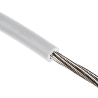 Cavo di collegamento apparecchiature RS PRO, 0,13 mm², 26 AWG, 300 V, 100m, Bianco, UL1007