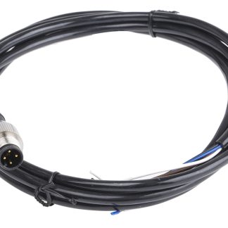 Cavo sensore/attuatore RS PRO 4 cond. M12 Maschio / Senza terminazione, Ø 4.9mm, L. 2m