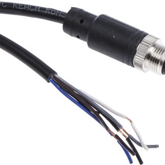 Cavo sensore/attuatore RS PRO 5 cond. M12 Maschio / Senza terminazione, Ø 5.5mm, L. 5m