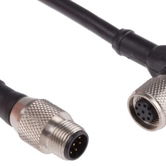 Cavo sensore/attuatore RS PRO 8 cond. M12 Femmina / M12 Maschio, Ø 6.4mm, L. 2m