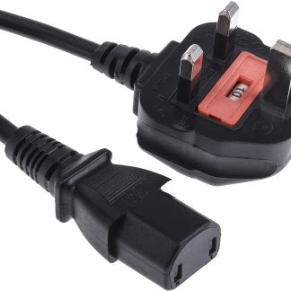 Cavo di alimentazione RS PRO IEC C17/Spina britannica di tipo G, 6A, 250 V, L. 2m