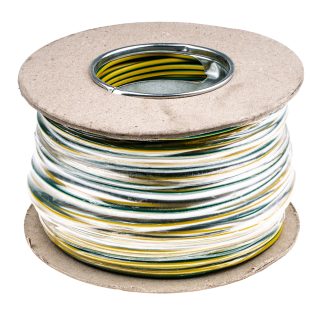 Cavo di collegamento apparecchiature H07V-K RS PRO, 2,5 mm², 14 AWG, 750 V, 100m, Verde-Giallo