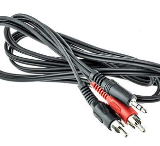 Cavo AUX RS PRO da RCA x 2 a Presa stereo da 3,5 mm, lungh. 1m