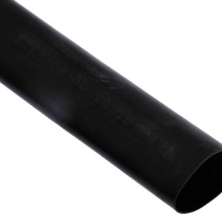 Guaina termorestringente HellermannTyton Ø 24mm, col. Nero, restringimento 4:1, L. 1.2m, adesiva
