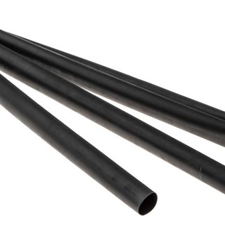 Guaina termorestringente HellermannTyton Ø 16mm, col. Nero, restringimento 4:1, L. 1.2m, adesiva