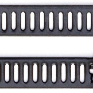 Fascette fermacavi RS PRO in Acciaio INOX rivestito in poliestere, 225mm x 7 mm, col. Nero