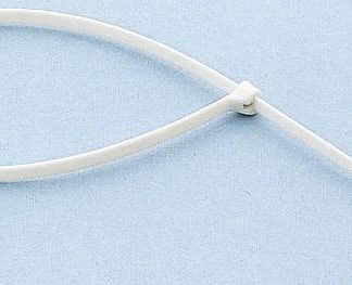 Fascette fermacavi Thomas & Betts Ty-Rap in Nylon 66, 186mm x 4,7 mm, col. Bianco