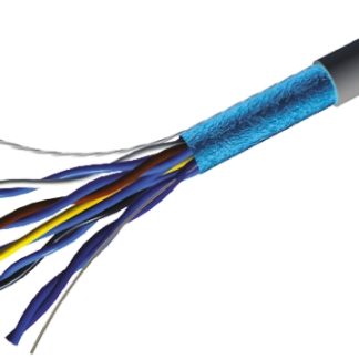 Cavo telefonico CAE Groupe, 10 conduttori, 5 coppie, schermatura Nastro in PET/alluminio, 24 AWG, bobina da 100m