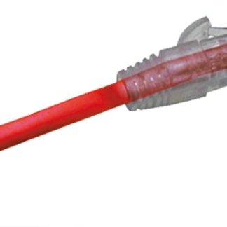 Cavo Ethernet Cat6 (U/UTP) Molex Premise Networks, guaina in PVC col. Rosso, L. 2m, Con terminazione