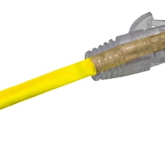 Cavo Ethernet Cat6 (U/UTP) Molex Premise Networks, guaina in PVC col. Giallo, L. 2m, Con terminazione