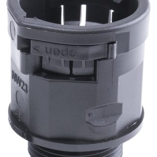 Raccordo per cavi PMA ALND-M253 in PA 6 Nero, Nero, filetto M25, 25mm, protezione IP66