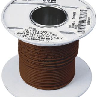 Cavo di collegamento apparecchiature Alpha Wire, 0,52 mm², 20 AWG, 300 V, 30m, Marrone, UL1007