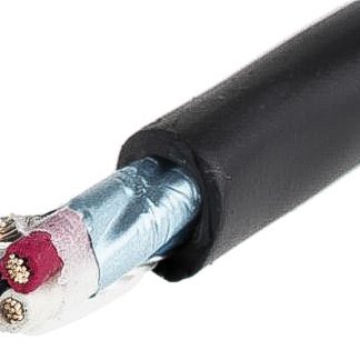 Cavo industriale multipolare schermato a 3 cond. 0,35 mm², 22 AWG, 300 V, Ø4.57mm, L. 30m