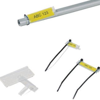 Segnacavo HellermannTyton Trasparente Fascetta per cavi, lunghezza 35mm, confez. da 50pz No