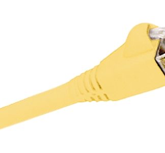 Cavo Ethernet Cat6 (F/UTP) Molex Premise Networks, guaina in LSZH col. Giallo, L. 3m, Con terminazione