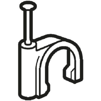 Fermacavo Legrand, Ø fascio 7mm max, col. Grigio