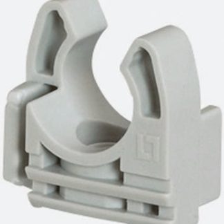 Clip per tubi Legrand, Ø fascio 25mm max, col. Grigio