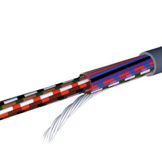 Cavo industriale multipolare non schermato a 3 cond. 0,34 mm², 22 AWG, 300 V, Ø4.1mm, L. 50m