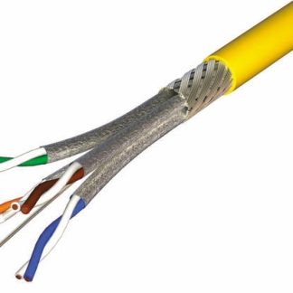Cavo Ethernet Cat7a (S/FTP) CAE Multimedia Connect, guaina in LSZH col. Giallo, L. 100m, Senza terminazione