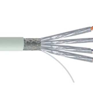 Cavo Ethernet Cat6a (SF/FTP) RS PRO, guaina in PVC col. Grigio, L. 100m, Senza terminazione