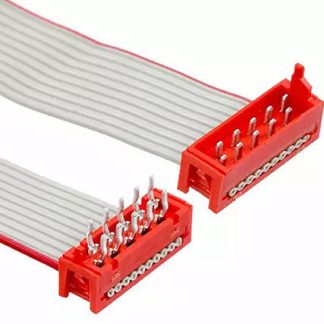 Cavo ribbon 10 vie TE Connectivity, passo 1.27mm, 28 AWG