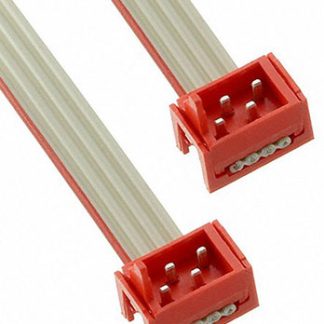 Cavo ribbon 4 vie TE Connectivity, passo 1.27mm, 28 AWG