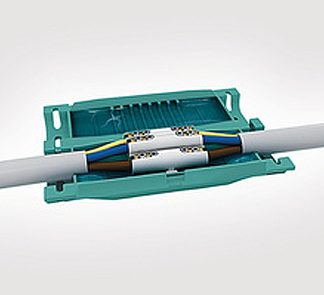 Gel per giunzione cavi HellermannTyton, 5 conduttori 5 x 25mm² Intermedio