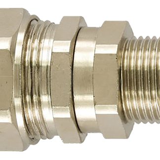 Raccordo per cavi Flexicon LTP16-M20-S LTP - C-S in Ottone Nickelato, filetto M20, 16mm, protezione IP66, IP67, IP68,