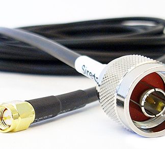 Cavo coassiale Siretta RF LLC200A, SMA / Tipo N, L. 5m, col. Nero