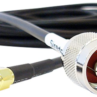 Cavo coassiale Siretta RF LLC200A, SMA / Tipo N, L. 10m, 50 Ω, col. Nero