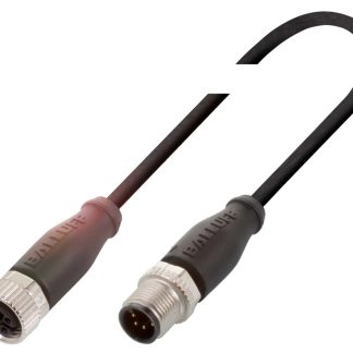 Cavo sensore/attuatore BALLUFF 4 cond. M12 Maschio / M12 Femmina, Ø 4.7mm, L. 600mm