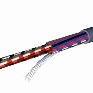 Cavo industriale multipolare non schermato a 2 cond. 0,34 mm², 22 AWG, 300 V, Ø3.9mm, L. 100m