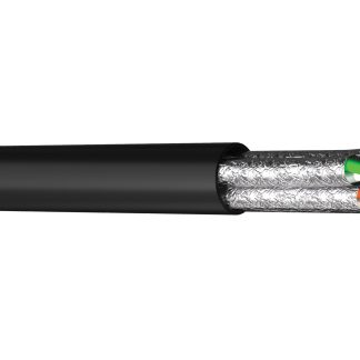 Cavo Ethernet Cat6a (U/FTP) CAE Multimedia Connect, guaina in LSZH col. Nero, L. 100m, Senza terminazione